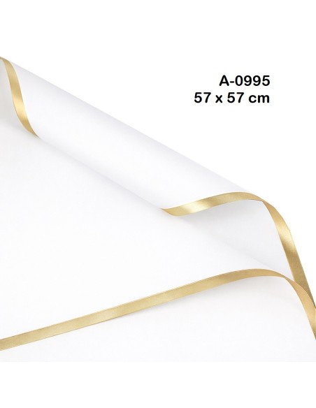 LAMINAS DE POLIPROPILENO PAPEL COREANO 57X57 (20PZS) COLORES SURTIDOS