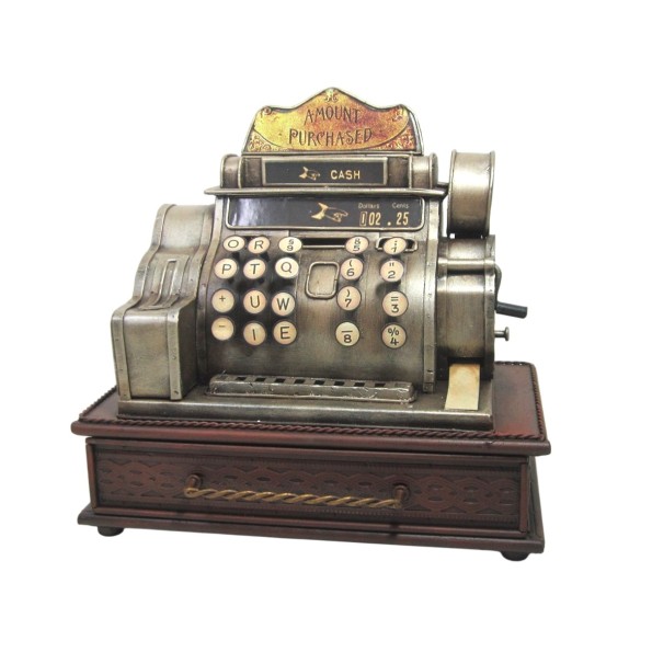 DECORACION METAL 23X14X22 CAJA PLATEADO