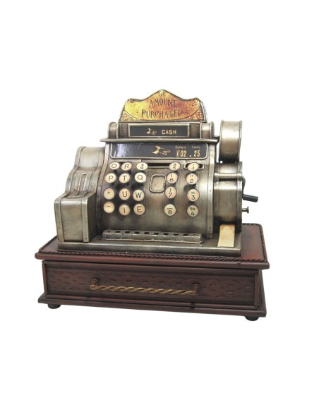 DECORACION METAL 23X14X22 CAJA PLATEADO