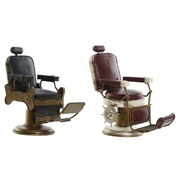 DECORACION METAL 11X22X18,5 SILLON BARBERIA 2 SURT