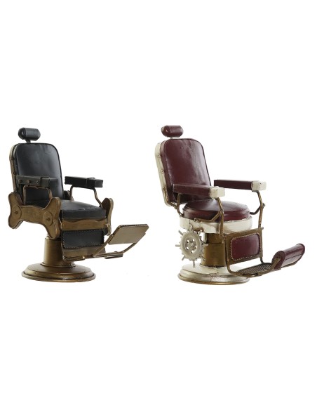 DECORACION METAL 11X22X18,5 SILLON BARBERIA 2 SURT