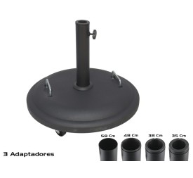 BASE SOMBRILLA CEMENTO RECUBIERTO DE PLASTICO C/ R