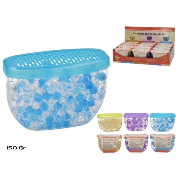 AMBIENTADOR PERLAS GEL AYNA 150GR 3 SURT