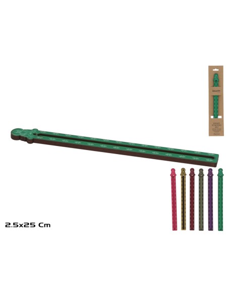 SOPORTE DE INCIENSO MDF KALI 6 SURT. 25 X 2,5 CM