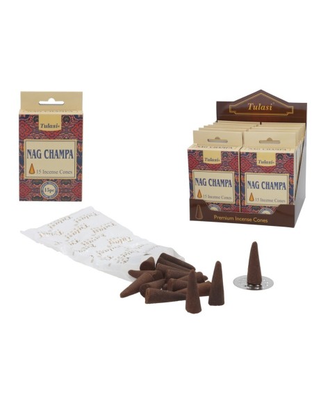 INCIENSO 15 CONOS NAG CHAMPA (ORIGINAL)