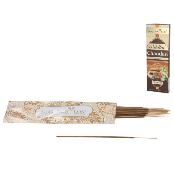 INCIENSO 30 STICKS 50G SIDDHA CHANDAN