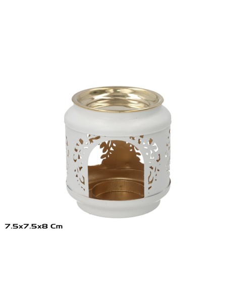 QUEMADOR DE ACEITE ANIKA 8X7,5CM BLANCO