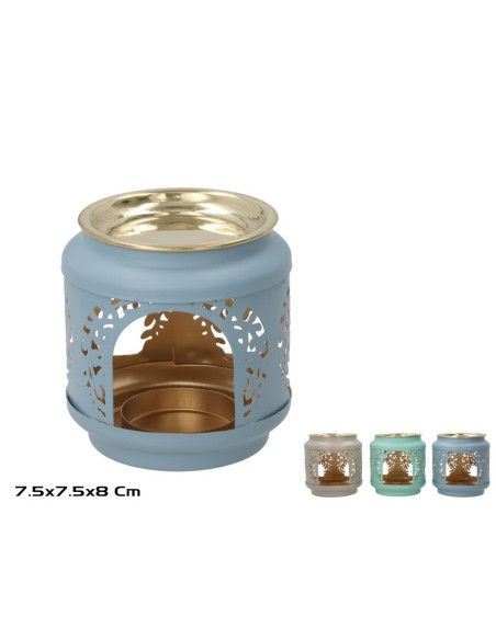 QUEMADOR DE ACEITE ANIKA 8X7,5CM 3 SURT.