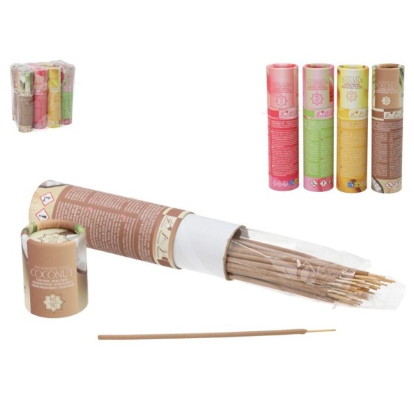 CAJA TUBO 60 INCIENSOS 15 CM 4 SURT. JAYA