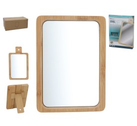 ESPEJO BAMBU CRETA 18,5X13,5X2CM