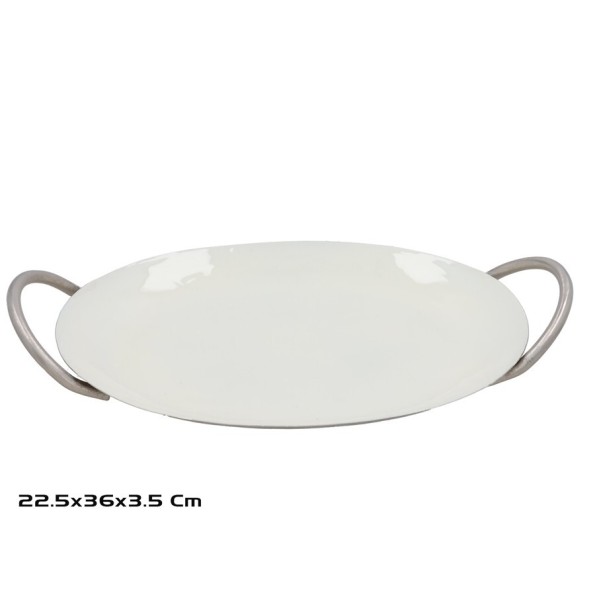 BANDEJA36X22,5X3,5CM NIQUEL DANIELA