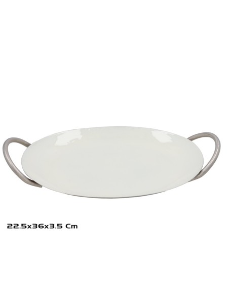 BANDEJA36X22,5X3,5CM NIQUEL DANIELA