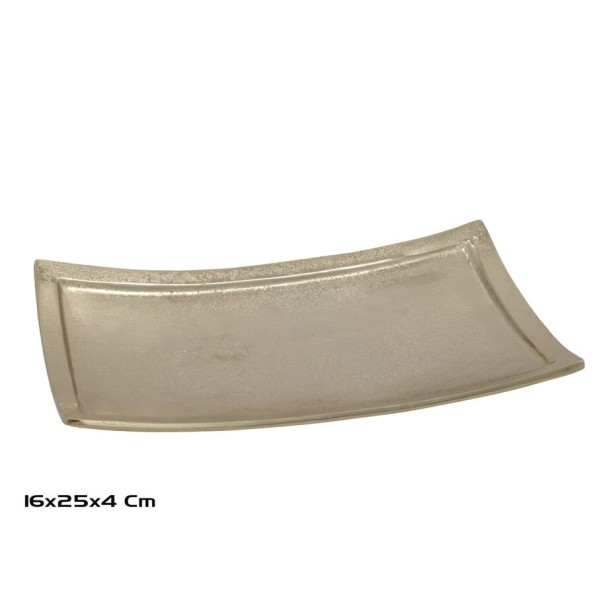 BANDEJA 25X16X4CM GOLD  ROSI
