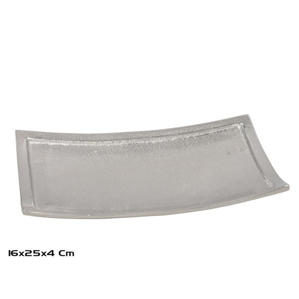 BANDEJA 25X16X4CM NIQUEL ROSI