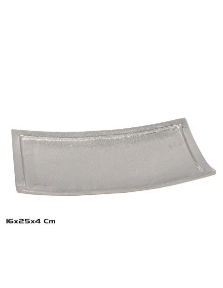 BANDEJA 25X16X4CM NIQUEL ROSI