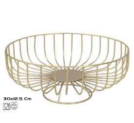 FRUTERO 30X30X12,5CM DORADO BAGDIN