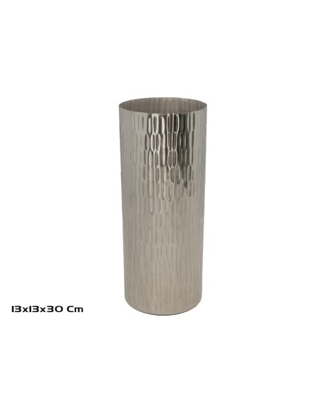 JARRON 13X13X30CM NIQUEL GELEN