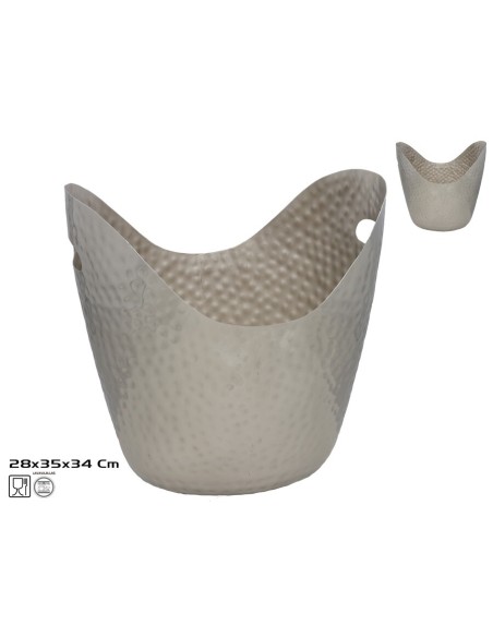 CUBITERA 35X28X34CM NIQUEL AIDA