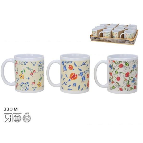 TAZA ROSSANA 330ML 3STD.