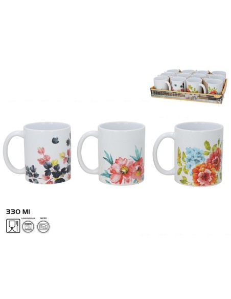 TAZA ROSINHA 330ML 3 STD.