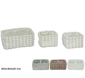 CESTA X3 RECTANGULAR 3 STD 30X20X13CM DALIA