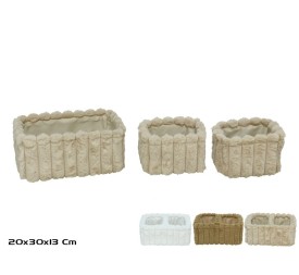 CESTA X3 RECTANGULAR 3 STD 30X20X13CM LOLAH