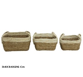 CESTA X3 CUADRADA 34X34X18/26CM