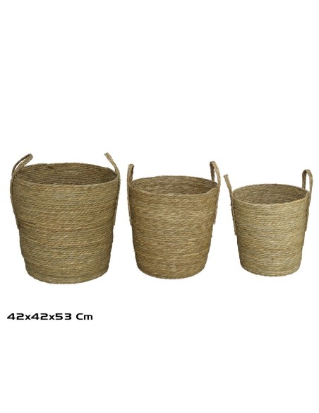 CESTA X3 REDONDA 42X42X42/53CM LOUV