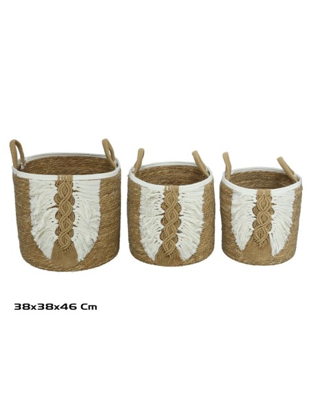 CESTA X3 C/ASAS 38X38X37/46CM ADRIHN