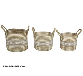 CESTA X3 C/ASAS 33X33X28/35CM HOMISW