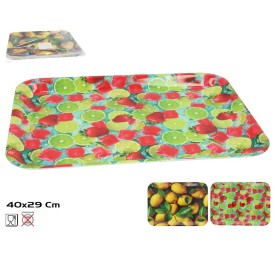 BANDEJA RECT. RICA FRUTA 40X29CM 2 SURT