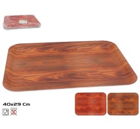 BANDEJA RECT. MON BOIS 40X29CM 2 SURT