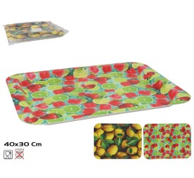 BANDEJA RECT. RICA FRUTA 40X30CM 2 SURT