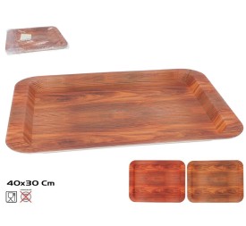 BANDEJA RECT. MON BOIS 40X30CM 2 SURT