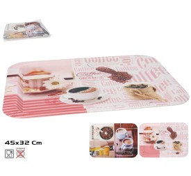 BANDEJA RECT. BUEN CAFE 45X32CM 2 SURT