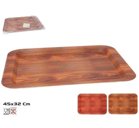 BANDEJA RECT. MON BOIS 45X32CM 2 SURT