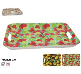 BANDEJA RECT. RICA FRUTA 45X31CM 2 SURT
