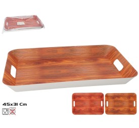 BANDEJA RECT. MON BOIS 45X31CM 2 SURT