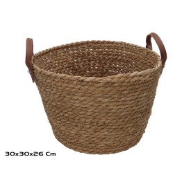 CESTA REDONDA C/ASAS  30X30X20/26CM LEIRE