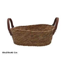 CESTA OVAL C/ASAS  29X19X10/16CM LEIRE