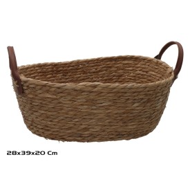 CESTA OVAL C/ASAS  39X28X14/20CM LEIRE