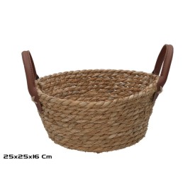 CESTA REDONDA C/ASAS  25X25X10/16CM LEIRE