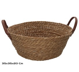 CESTA REDONDA C/ASAS  35X35X14/20CM LEIRE