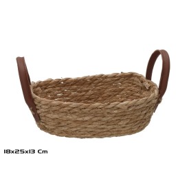 CESTA RECTANGULAR C/ASAS  25X18X7/13CM LEIRE