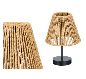 LAMPARA SOBREMESA CONICA NATURAL
