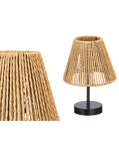 LAMPARA SOBREMESA CONICA NATURAL