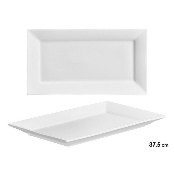 BANDEJA PORCELANA RECTANGULAR 37,5CM