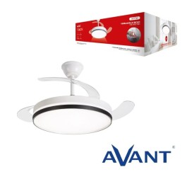 VENTILADOR AVANT DE TECHO 42" RETRACTIL 30W MOTOR 36W LED CONTROL APP