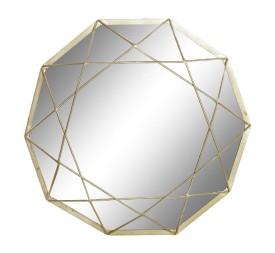 ESPEJO HIERRO ESPEJO 50X5X52 MATE DORADO