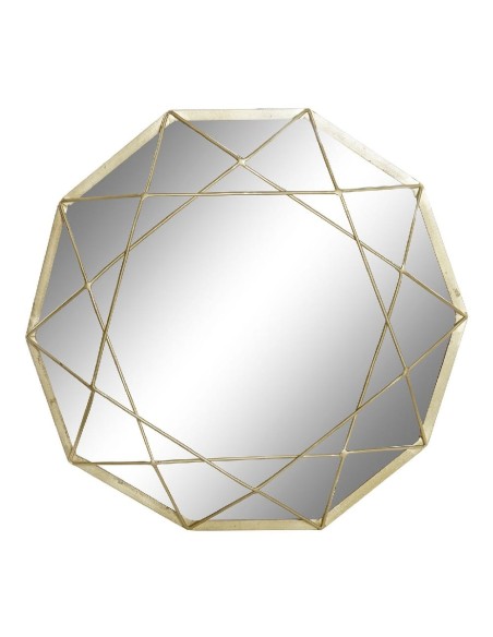 ESPEJO HIERRO ESPEJO 50X5X52 MATE DORADO